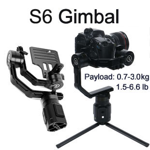 S6 Gimbal 0.7-3.0 kg 1.5-6.6 lb